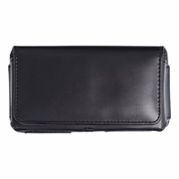 Horizontalus universalus dėklas CLASSIC 100A modelis 10 (Iphone X / Samsung S5/S7/A5/J5/Xcover 3 / Huawei P8 Lite) juodas