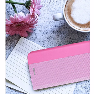 SENSITIVE knygutės dėklas XIAOMI Redmi Note 15 PRO PLUS 5G rožinis