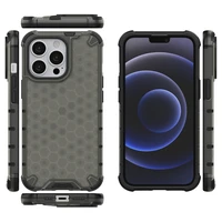 Honeycomb Case šarvu dangtelis su TPU buferiu iPhone 13 Pro juodas