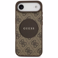 Guess 4G Circle Classic Logo Magnetinis dėklas telefonui iPhone Air - ruda
