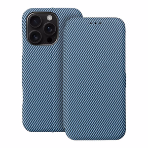 FOLIO Šoninis magnetinis knygos dėklas IPHONE 16 PRO mėlynas