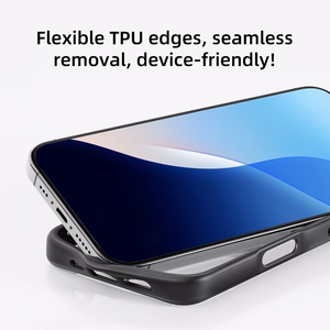 Rock Guard Series магнитный чехол для Iphone 15 Plus, прозрачный-черный