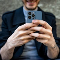 Silikoninis magnetinis dėklas telefonui, suderinamas su MagSafe, skirtas SAMSUNG S26 Edge, mėlynas