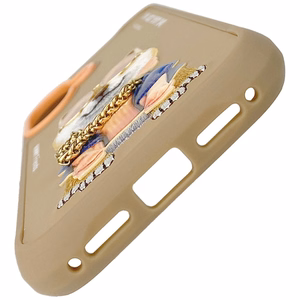 Nimmy Glasses Cool nag dėklas telefonui iPhone 17 - smėlio spalvos