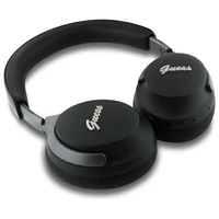 Guess Bluetooth ANC ausinės GUBHC22PSFCSMK juodos metalinis užrašo logotipas
