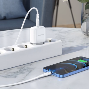 Įkroviklis Borofone BN3 20W USB-C baltas