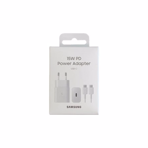 Įkroviklis Samsung EP-T1510XWEGEU 15W su Type-C 1 m laidu, baltas