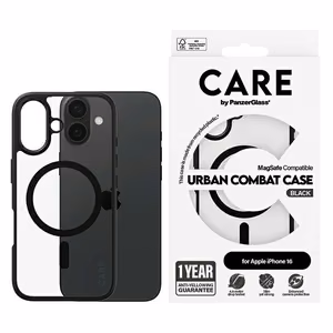 CARE by PanzerGlass Flagship Urban dėklas telefonui iPhone 16 6.1" Magnetinis 1357