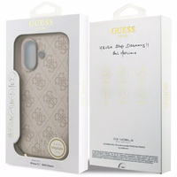 Guess 4G Charms Collection Magnetinis dėklas telefonui iPhone 17 - rožinė