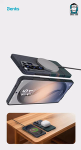 Benks Magnetic Armor Air Aurora Kevlar 600D Dėklas (C048) for Samsung Galaxy S26