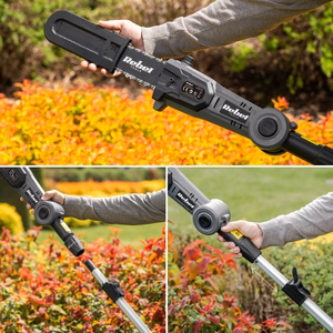 Rebel 2-in-1 cordless telescopic hedge trimmer and saw