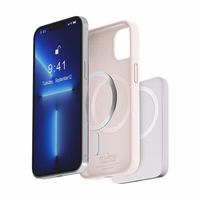 PURO ICON MAG - dėklas iPhone 14 Max MagSafe (Dusty rožinis)