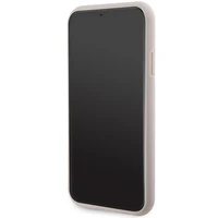 Guess GUHMN61G4GFRP iPhone 11 6.1" / Xr rožinis/rožinis kietas dėklas 4G kolekcija odinis metalinis logotipas Magnetinis