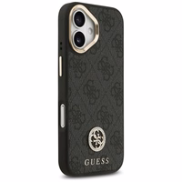 Guess 4G Strass Logo magnetinis dėklas telefonui iPhone 17 - juodas