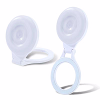 Magnetinis telefono stovas su šviesa suderinamas su MagSafe L8 baltas