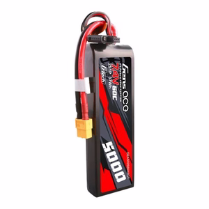 „Gens Ace“ G-Tech 5000 mAh, 7,4 V, 60C, 2S1P LiPo akumuliatorius su korpusu iš PC medžiagos ir XT60 jungtimi