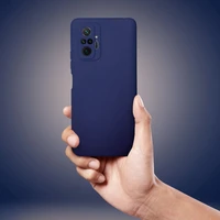 Minkštas dėklas telefonui XIAOMI Redmi Note 14 4G (GLOBAL - 164,84mm x 78,15mm x 8,16mm) tamsiai mėlynas