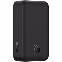 Išorinė baterija Power Bank Baseus Magnetic Mini 20W 20000mAh juoda PPCX150001