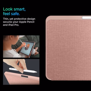 Spigen Urban Fit dėklas iPad Pro 11 colių 5 / 6 / 2024-2025 rožinis