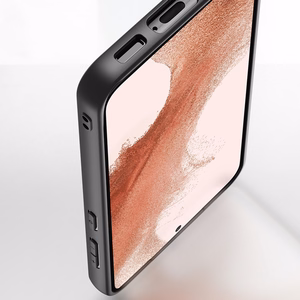 Dux Ducis Fino dėklas Samsung Galaxy S23+ su silikoniniu rėmeliu pilkas