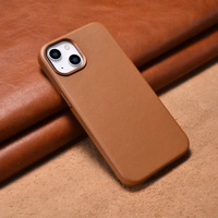 iCarer odinis dėklas iPhone 14 Rudas (WMI14220705-BN) (MagSafe suderinamas)