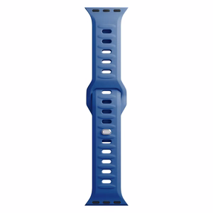 42/44/45/46/49 mm Blue (big) - 3mk Silicone Watch Strap for Apple
