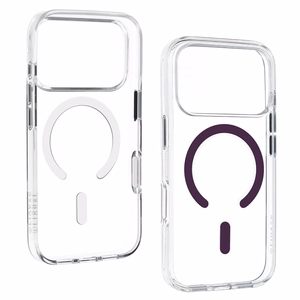 Liavec Pure dėklas, skirtas Iphone 17 Pro Max/18 Pro Max, violetinis (kameros valdymo mygtukas)