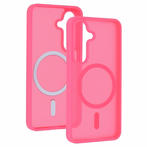 Tel Protect Aura Matte Magsafe Case for Samsung Galaxy S25/S24 hot pink