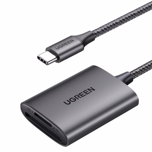 Ugreen CM401 USB-C 5Gb/s SD/TF kortelių skaitytuvas - pilkas