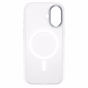 Liavec Cloudy Case with Metal Camera Frame for Iphone 17 white (Camera Control Button)