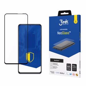 3mk NeoGlass juodas composite stiklas for Xiaomi Redmi Note 10 Pro Max