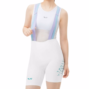 Rockbros YDDK017-1 TVI Women's Cycling Shorts with Bib and Pad Size S - White