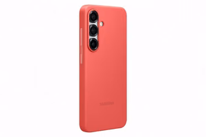 Samsung Silicone Case dėklas, skirtas Samsung Galaxy S25, raudonas