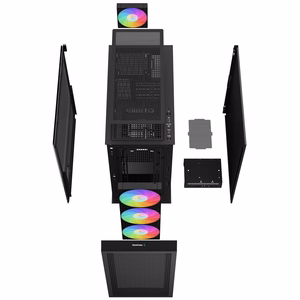 DeepCool CH560 DIGITAL Midi Tower juodas