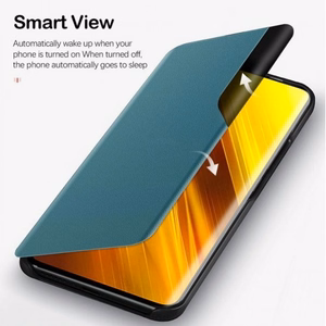 Dėklas "Smart View TPU" skirtas Samsung A326 A32 5G tamsiai žalias