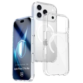 3mk Armor MagCase Dėklas telefonui iPhone 17 Pro Max - Skaidrus