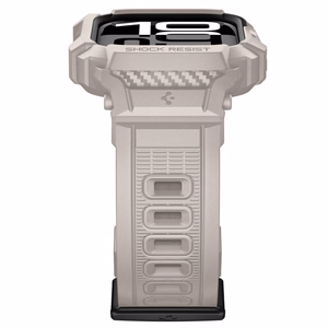 SPIGEN RUGGED ARMOR dėklas ”PRO” V2 APPLE WATCH 10 / 11 (42 MM) DUNE BEIGE