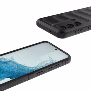 Magic Shield dėklas Samsung Galaxy S23+ lankstus šarvuotas dangtelis juodas