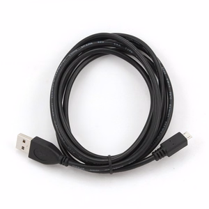 Gembird CCP-MUSB2-AMBM-1M USB laidas USB 2.0 Micro-USB B USB A juodas