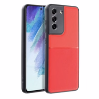 NOBLE dėklas telefonui SAMSUNG S21 FE raudonas