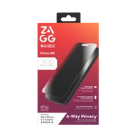 ZAGG InvisibleShield Glass Elite Privacy 360 apsauginis stiklas iPhone 15/16 telefonui
