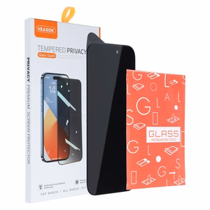 6D Pro Veason Privatumo stiklas (m) - skirtas Iphone 15 Pro juodas (m)