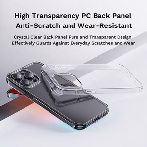 Rock Pure serijos dėklas Iphone 16 Pro Max permatomas