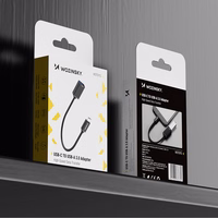 Wozinsky WOTGY1S USB-C 3.0 (vyriškas) - USB-A 3.0 (moteriškas) OTG adapteris - juodas