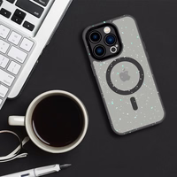 Tel Protect Magnetinis Splash Matinis dėklas telefonui iPhone 15 Pro juodas