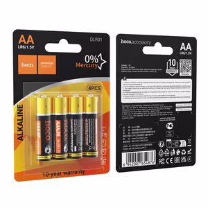 Alkalinė baterija R6 (AA) Hoco DLR01 4 vnt.