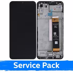Ekranas skirtas Samsung M336 M33 5G / M236 M23 5G juodas su rėmeliu (Service Pack)
