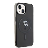 Karl Lagerfeld IML Ikonik MagSafe dėklas iPhone 15 - juodas