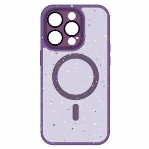 Tel Protect Magnetinis Splash Matinis dėklas telefonui iPhone 15 Pro violetinis