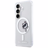 Karl Lagerfeld IML Peekaboo Choupette MagSafe Dėklas for Samsung Galaxy S26 - skaidrus
